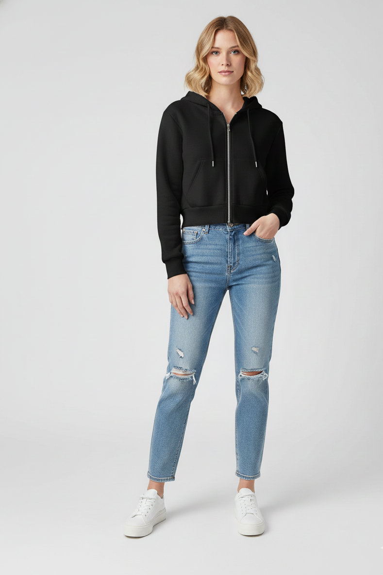 Girls Trendy Winter Sweatshirts | Soft Cotton Fleece