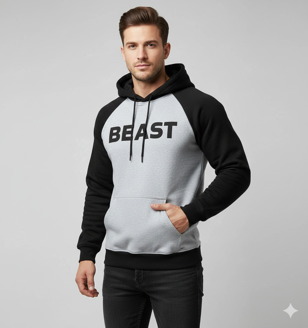  Men’s Printed Chambray Sweatshirt