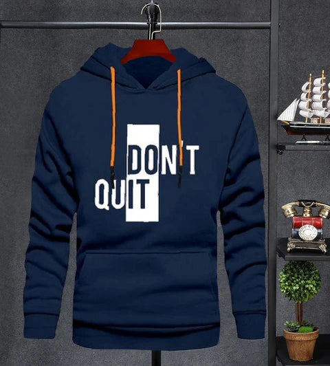 Men Full Sleeve Printed Hooded T-Shirt