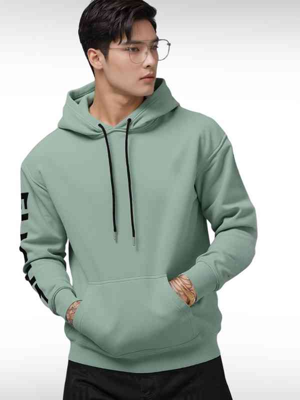 HOLD IT Full Sleeve Winter Wear Fleece Sweatshirt for Men | 